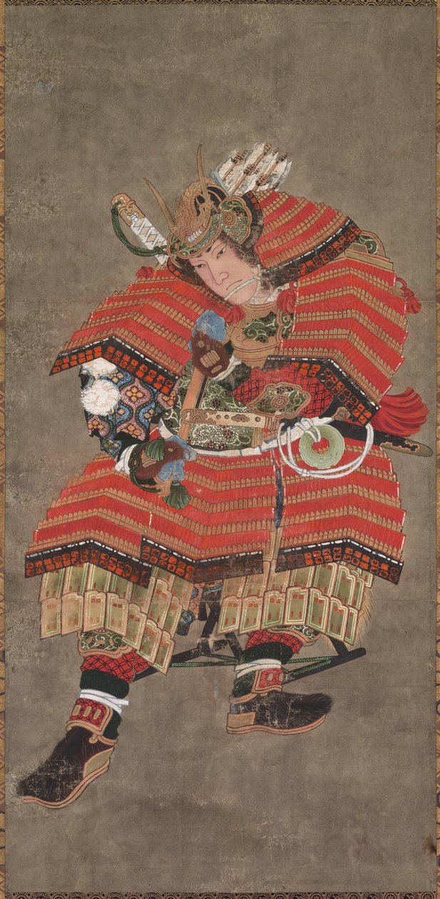 Yoshitsune soturina, 1800-luku. tekijältä Katsushika Hokusai
