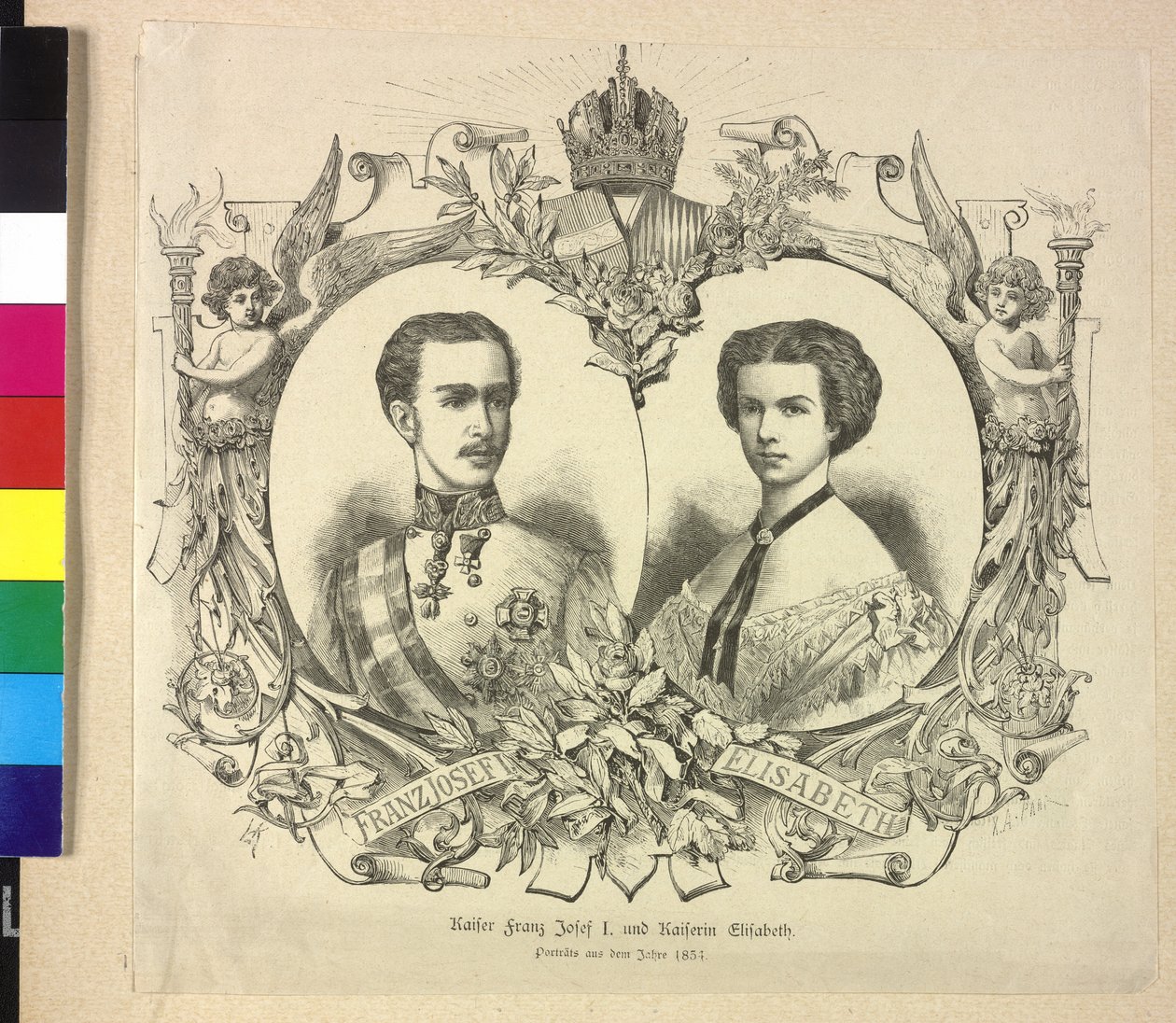Itävallan keisari ja Elisabeth Franz Joseph I. tekijältä Katzler Katzler
