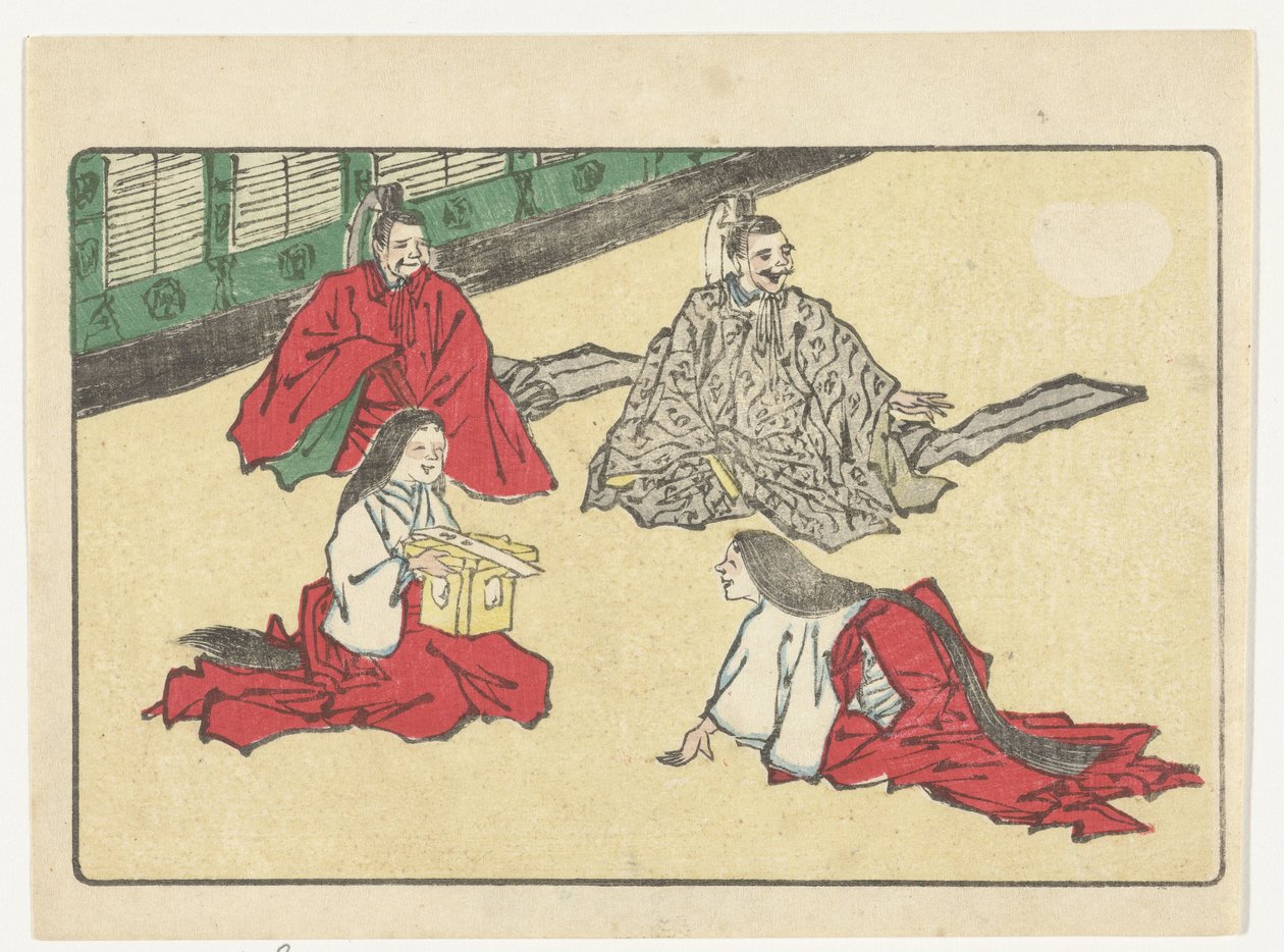 hovimiehiä The Big Tail (sarjan nimi) tekijältä Kawanabe Kyosai