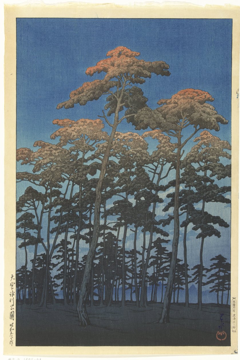 Hikawa Parkin jäsen Omiya tekijältä Kawase Hasui