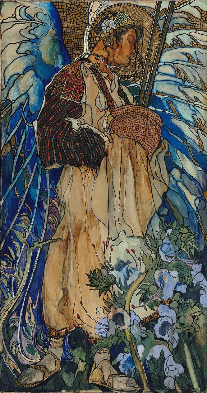 Hutsul Madonna tekijältä Kazimierz Sichulski