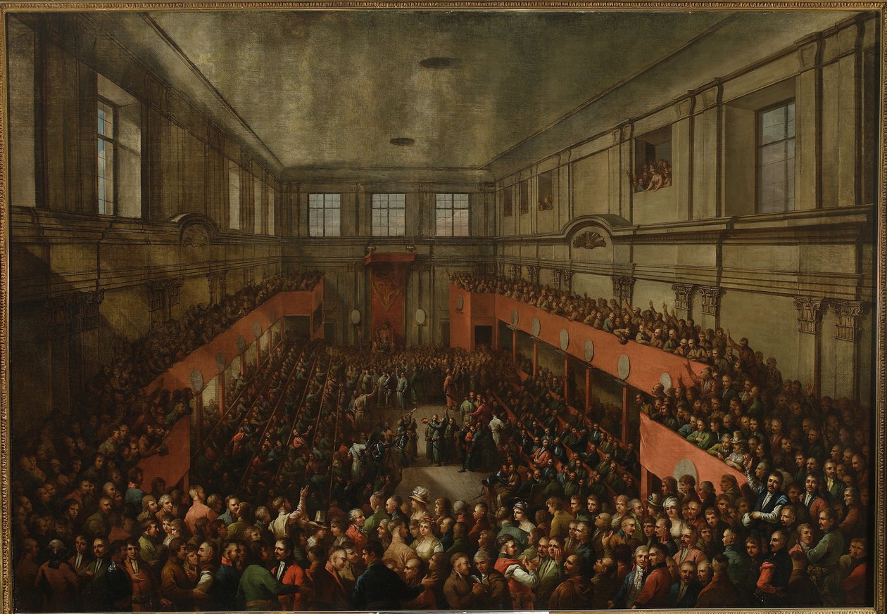 Constitution polonaise du 3 mai 1791 - 3. toukokuuta perustuslain hyväksyminen tekijältä Kazimierz Wojniakowski