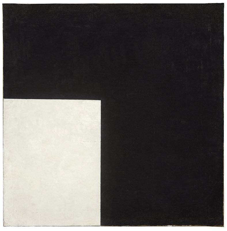 . Englanti: Mustavalkoinen. Suprematistinen kokoonpano tekijältä Kazimir Severinovich Malevich