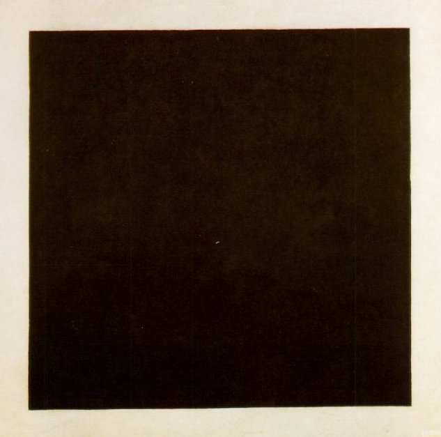 Schwarzes Quadrat English: Black Square On tekijältä Kazimir Severinovich Malevich
