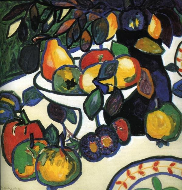 Nature morte hedelmiä tekijältä Kazimir Severinovich Malevich