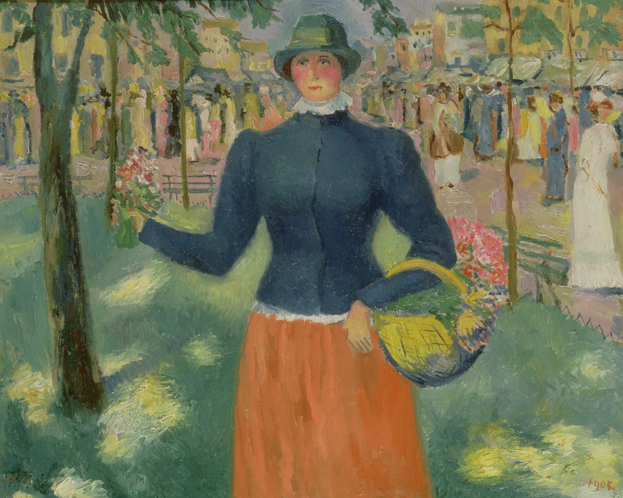 Kukkamyyjän tutkimus, 1903 tekijältä Kazimir Severinovich Malevich