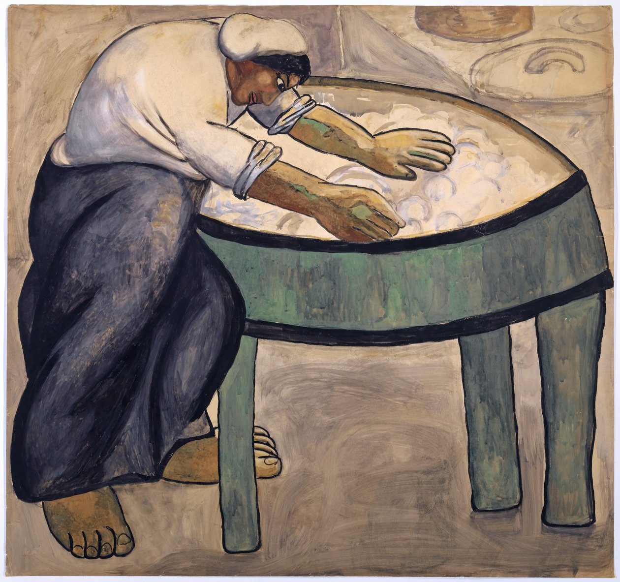 Pesukone, 1911 tekijältä Kazimir Severinovich Malevich