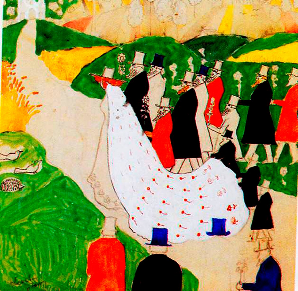 Häät, 1907 tekijältä Kazimir Severinovich Malevich