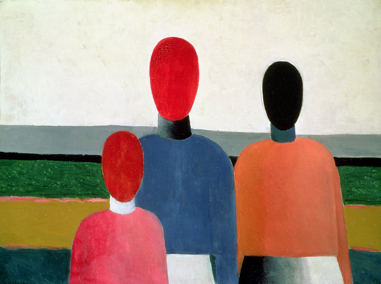 Kolme naishahmoa, 1928-32 tekijältä Kazimir Severinovich Malevich