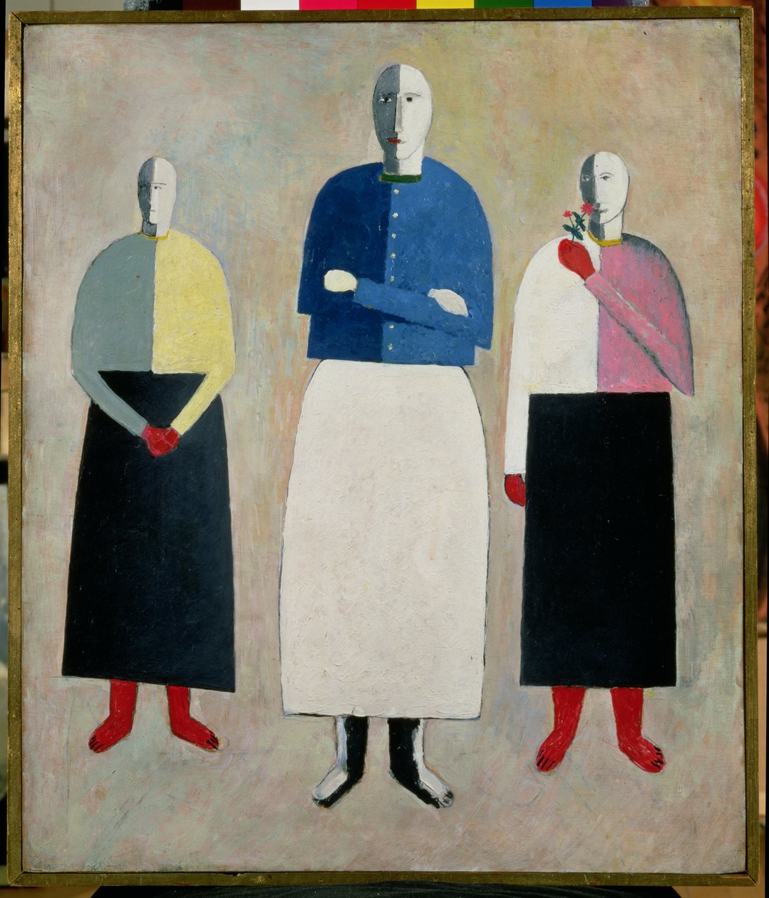 Kolme pientä tyttöä, 1928-32 tekijältä Kazimir Severinovich Malevich