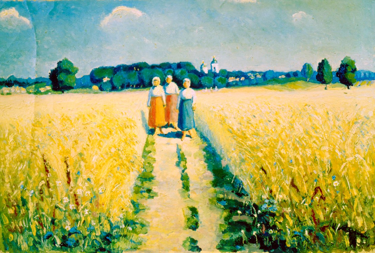 Kolme naista tiellä, vuoden 1927 jälkeen tekijältä Kazimir Severinovich Malevich