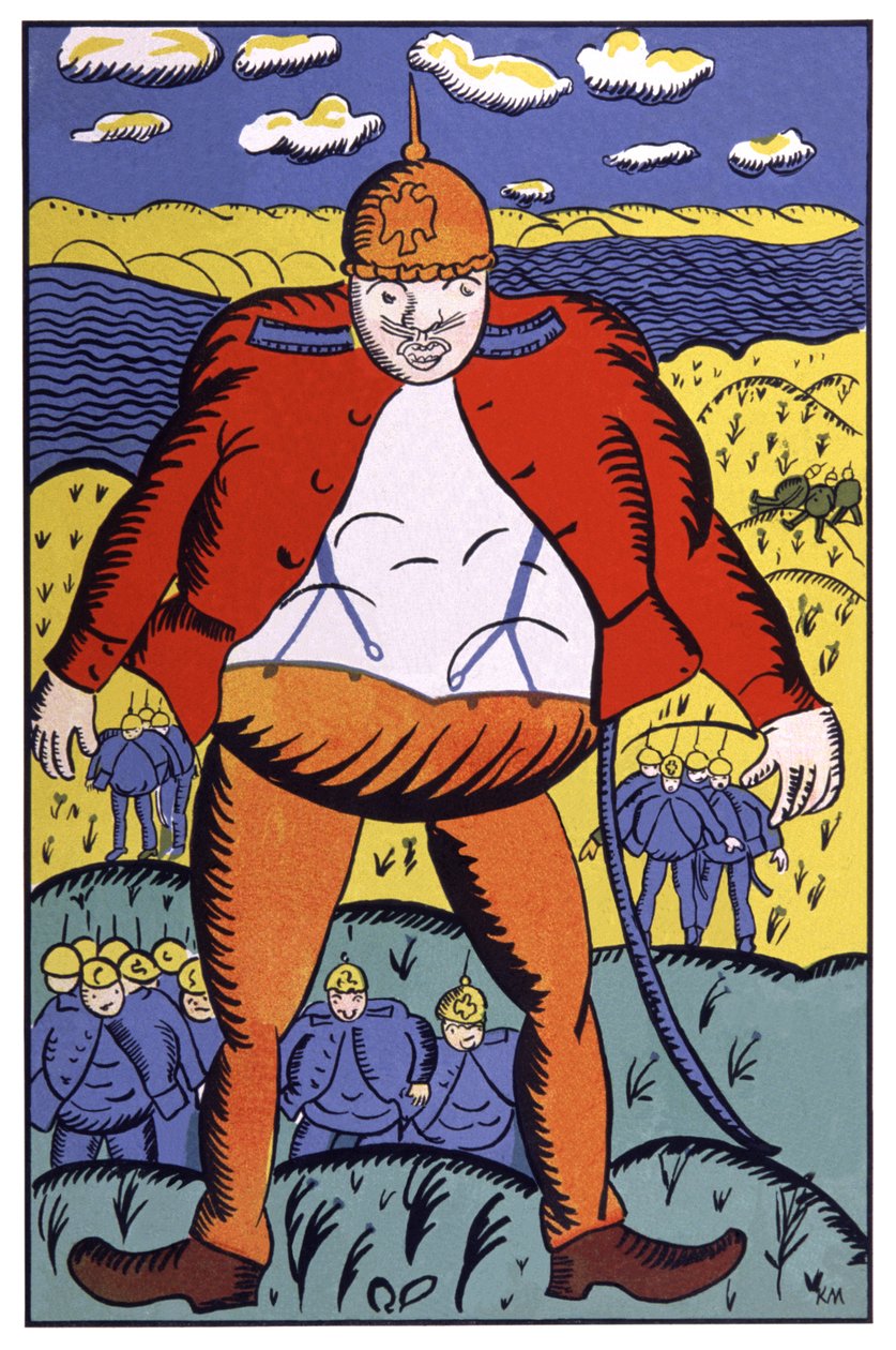 Taistelu Veiksel-joella tekijältä Kazimir Severinovich Malevich