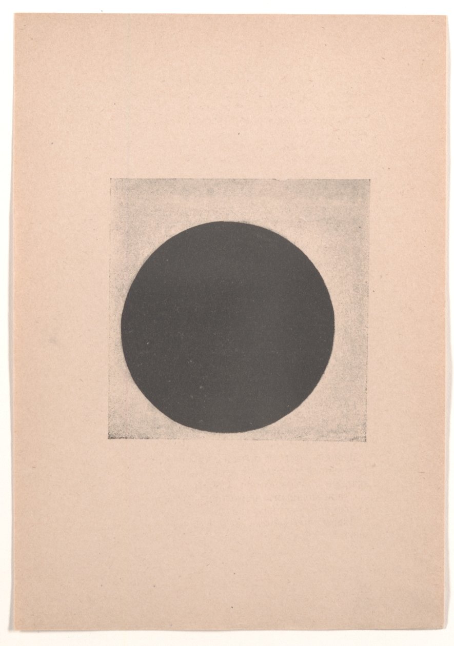 Black Circle teokselle "Kubismista ja futurismista suprematismiin: uusi realismi maalauksessa" tekijältä Kazimir Severinovich Malevich