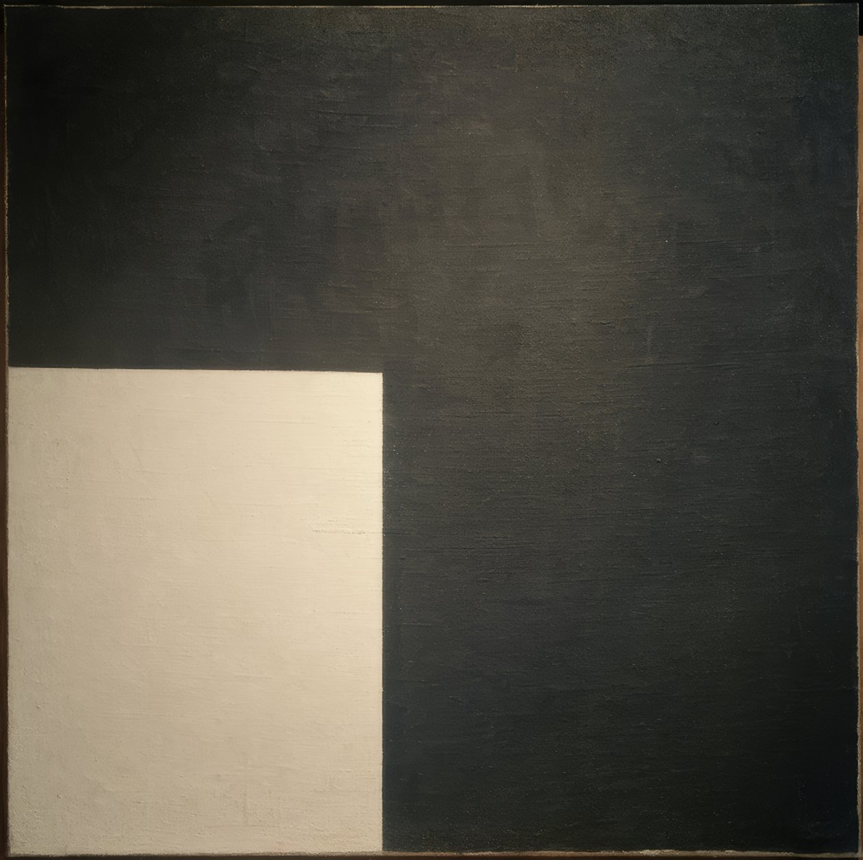 Mustavalkoinen. Suprematistinen kokoonpano tekijältä Kazimir Severinovich Malevich