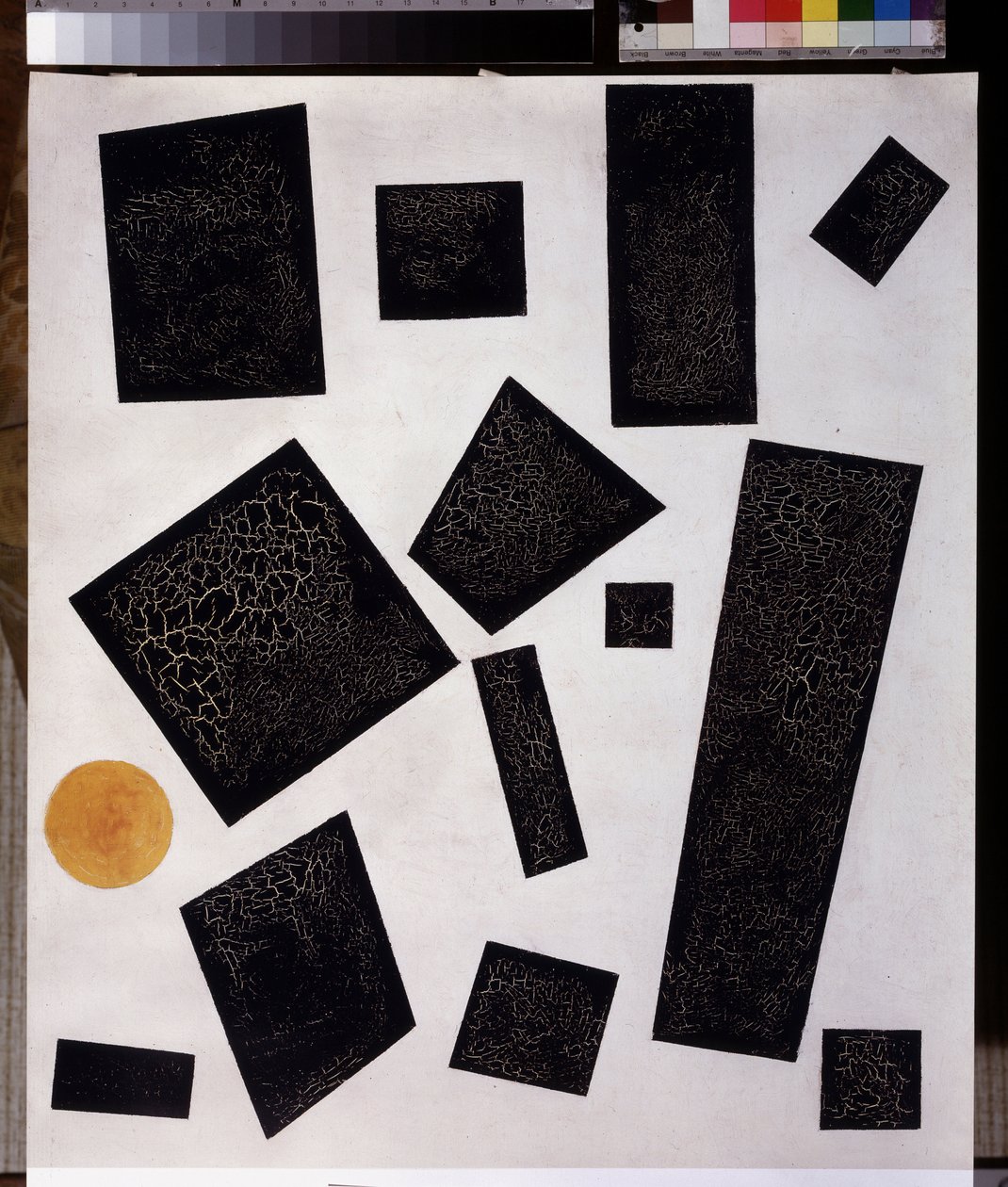 Suprematismin koostumus. 1915 (öljy kankaalle) tekijältä Kazimir Severinovich Malevich