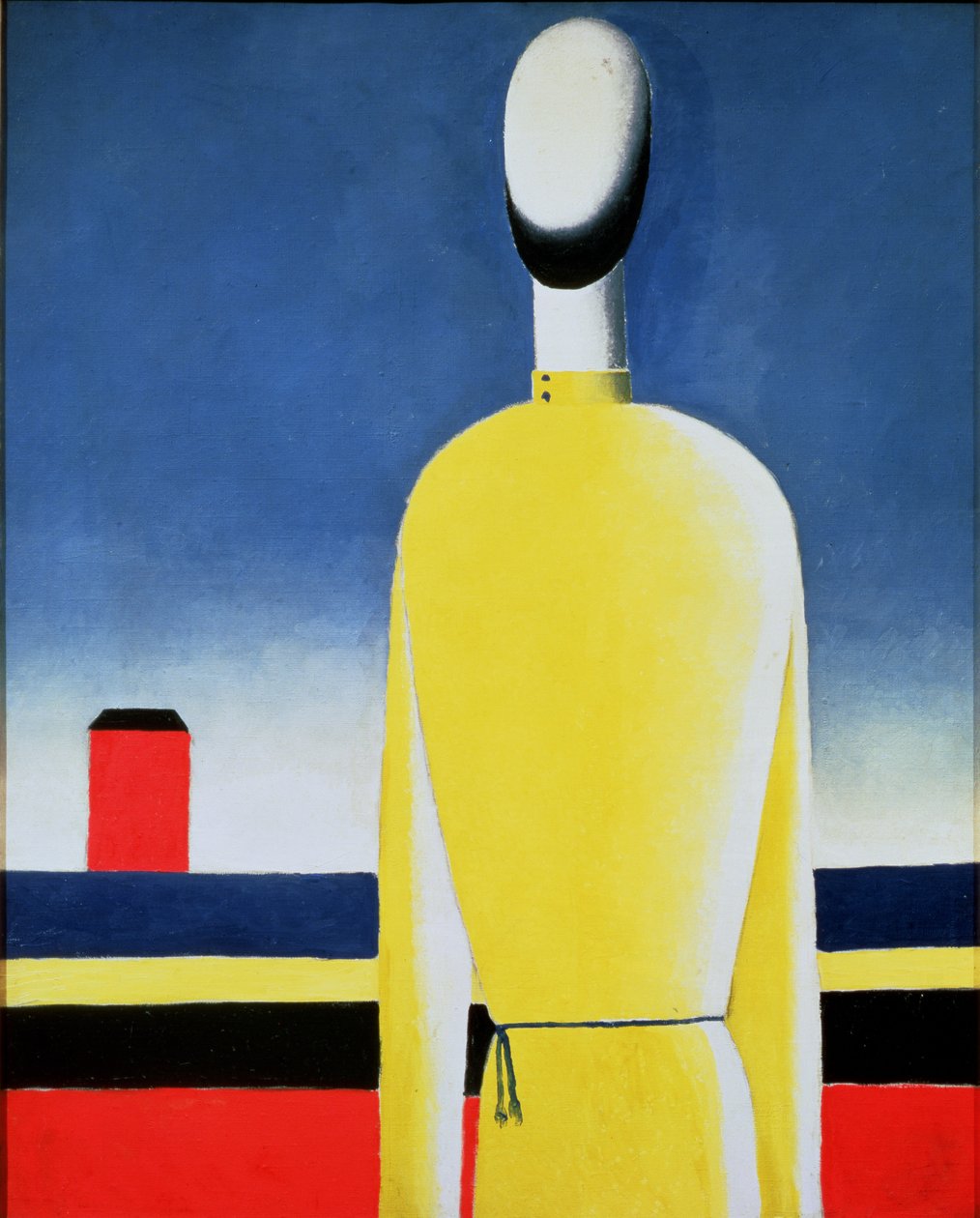 Puolihahmo keltaisessa paidassa, 1928-32 tekijältä Kazimir Severinovich Malevich