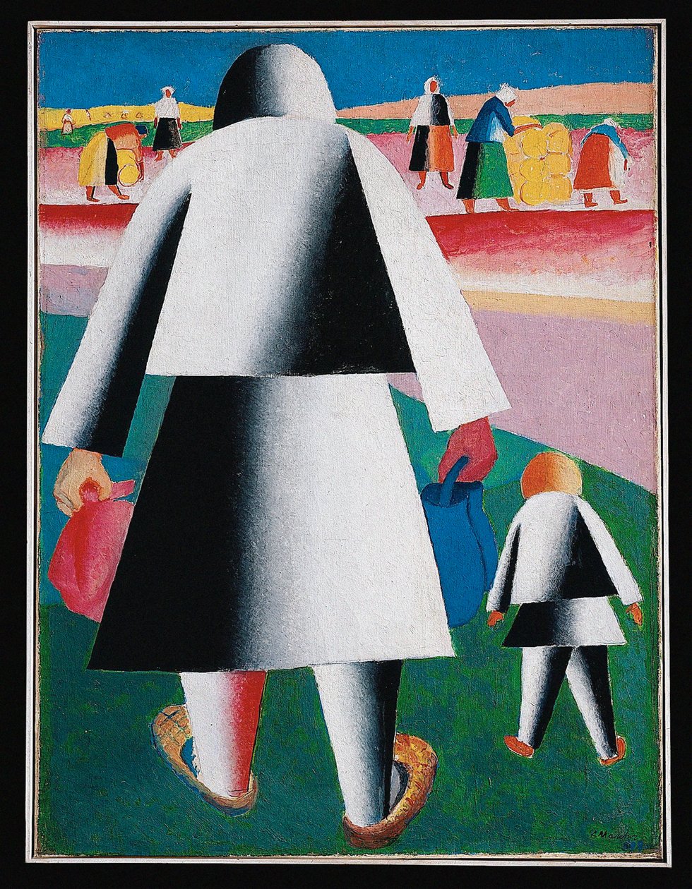 Harvest (maalaus kankaalle) tekijältä Kazimir Severinovich Malevich