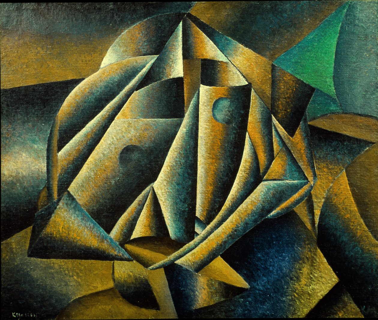 Talonpoikatytön päällikkö, 1912-13 tekijältä Kazimir Severinovich Malevich