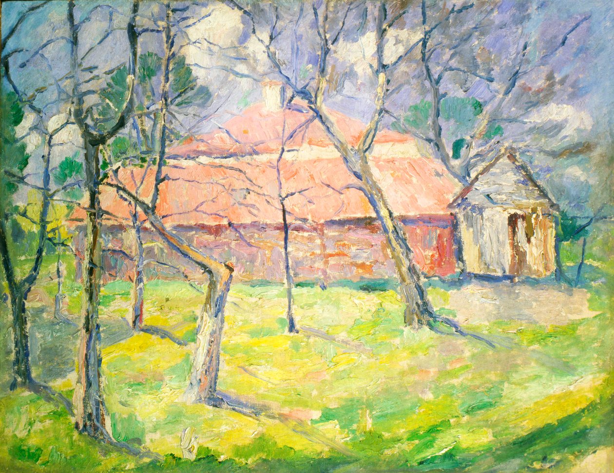 Maisema Kiovan lähellä, 1930. tekijältä Kazimir Severinovich Malevich