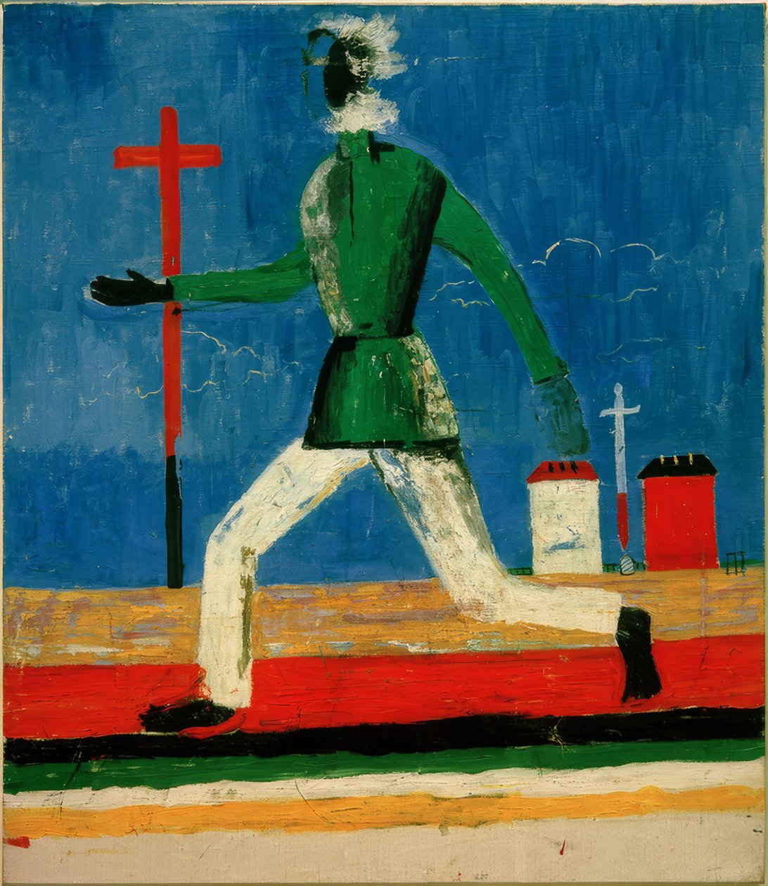 Laufender Mann tekijältä Kazimir Severinovich Malevich
