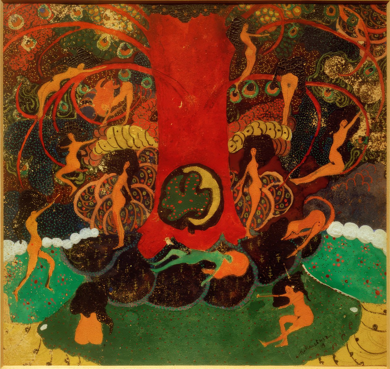 Lebensbaum und Dryaden tekijältä Kazimir Severinovich Malevich