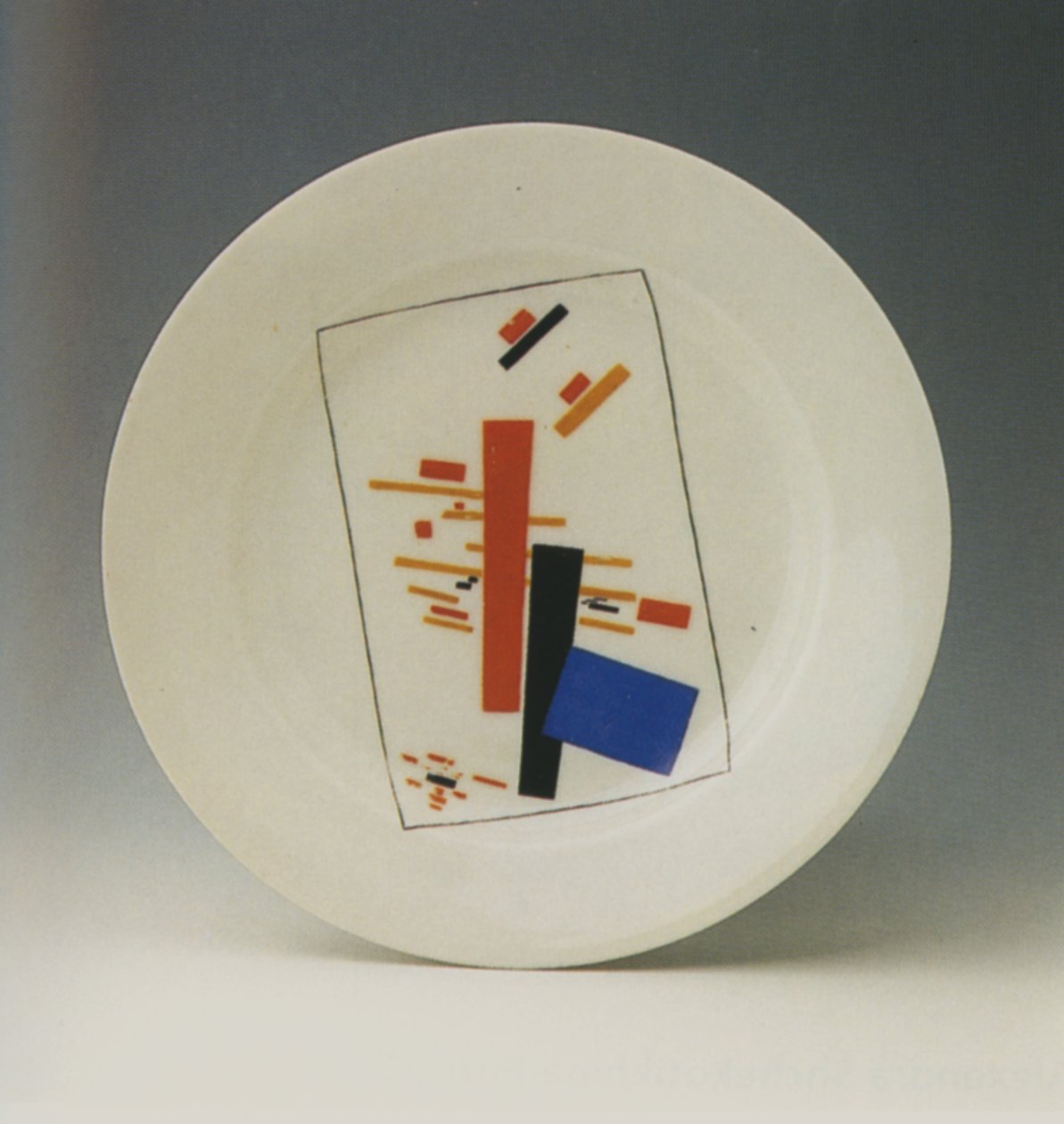 Lautas suprematistisella koristeella tekijältä Kazimir Severinovich Malevich