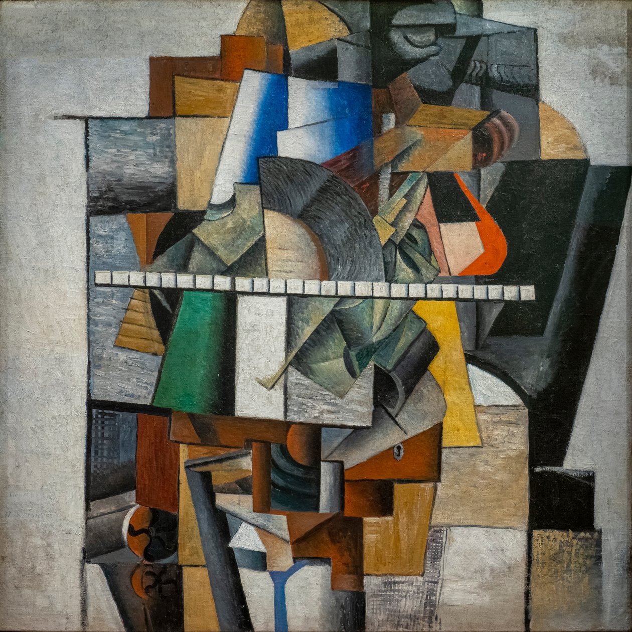 Mihail Matyushinin muotokuva tekijältä Kazimir Severinovich Malevich