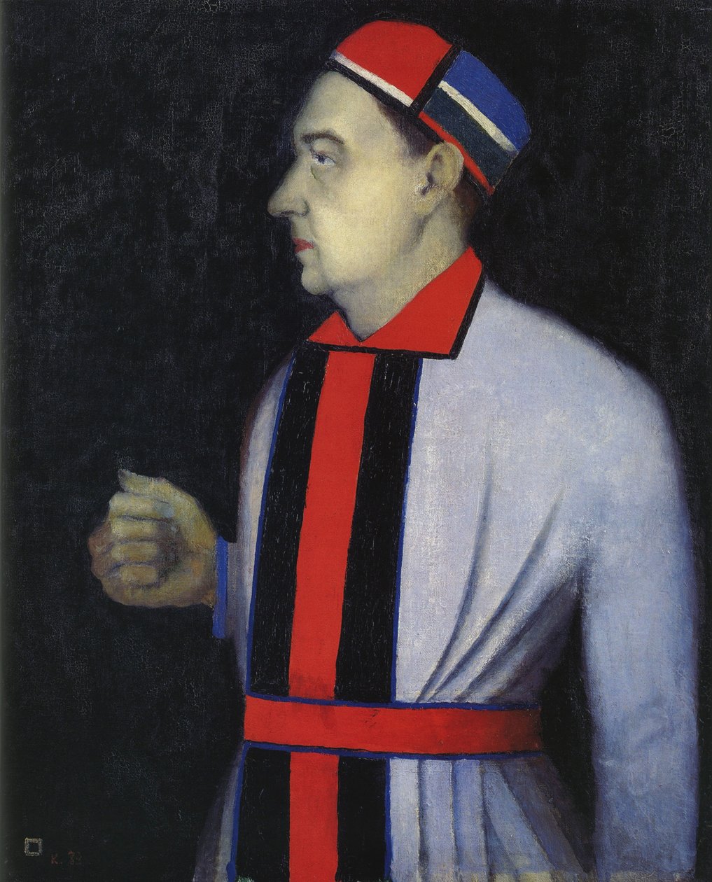 Nikolai Puninin muotokuva, 1933 tekijältä Kazimir Severinovich Malevich