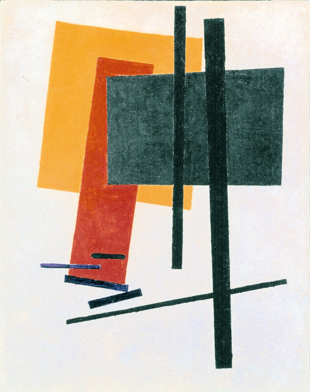 Suprematistinen kokoonpano tekijältä Kazimir Severinovich Malevich