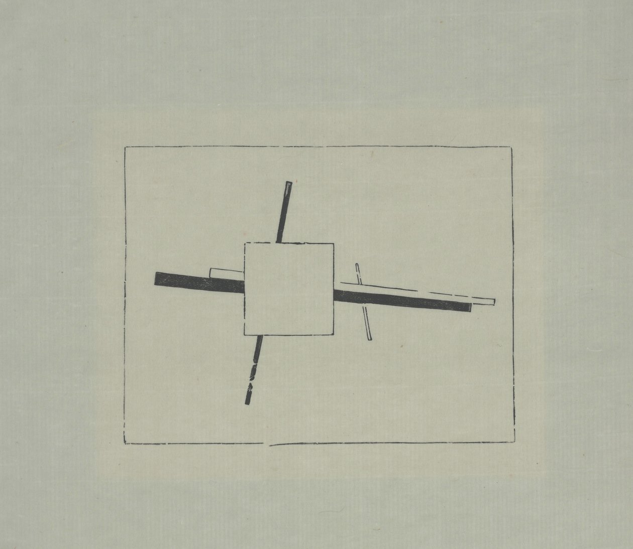 Suprematistinen risti tekijältä Kazimir Severinovich Malevich