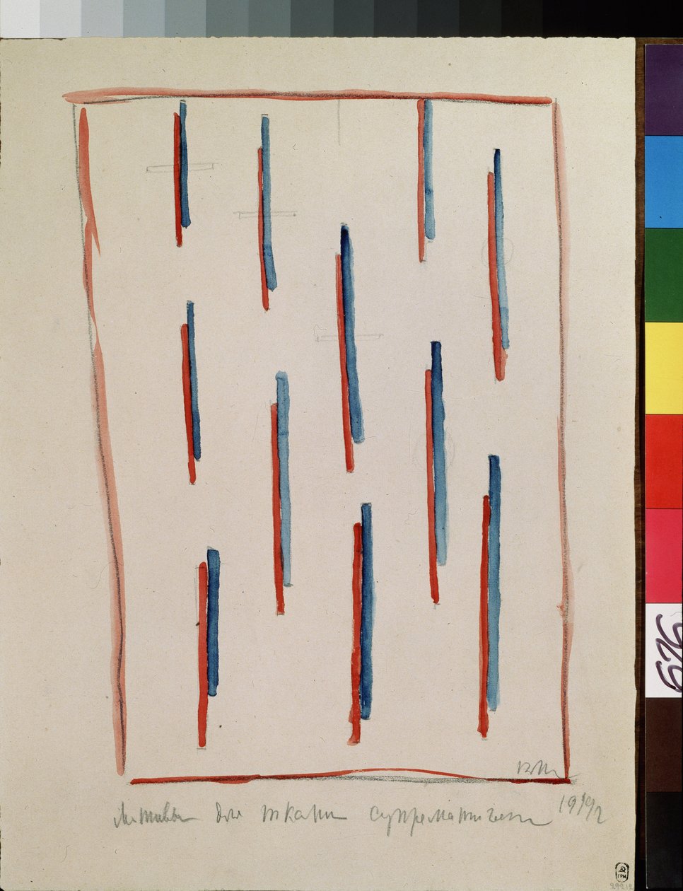 Suprematistinen malli tekijältä Kazimir Severinovich Malevich