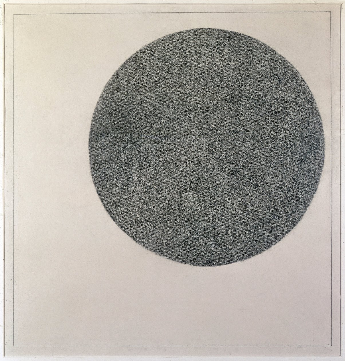 Suprematistinen elementti: ympyrä (öljy kankaalle, 1900-luku) tekijältä Kazimir Severinovich Malevich