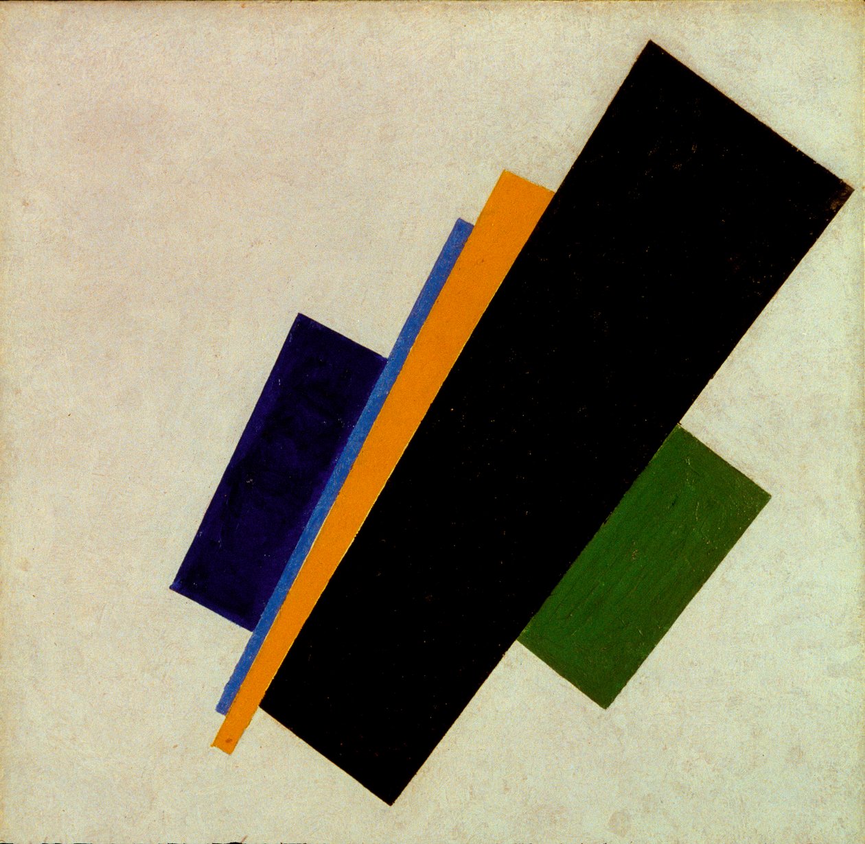 Suprematistinen maalaus tekijältä Kazimir Severinovich Malevich