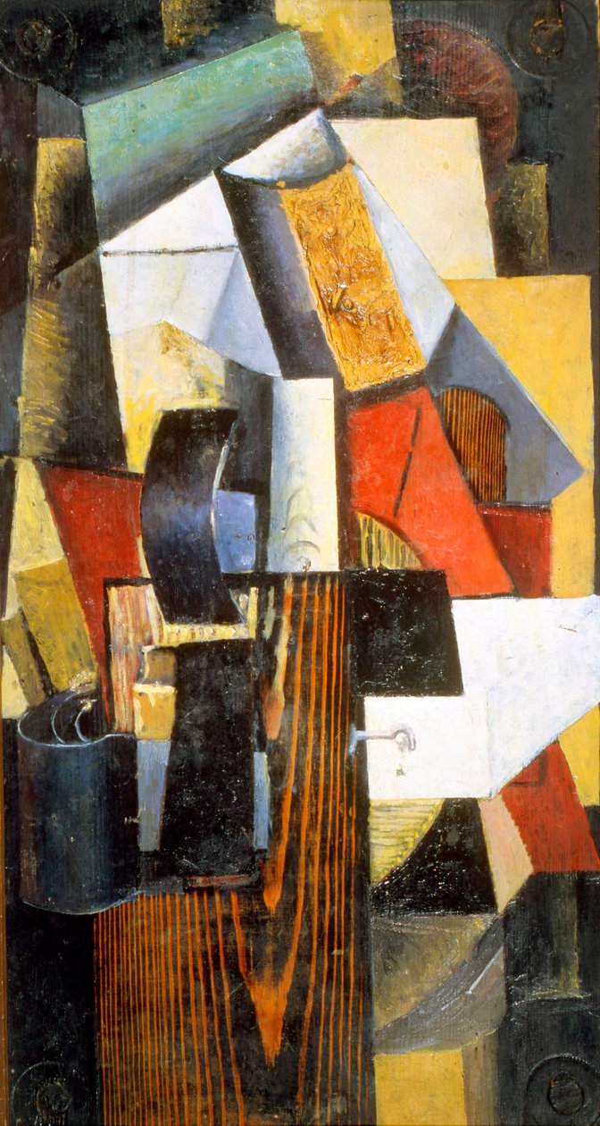 Pysähtymätön asema. Kuntsevo, 1913 tekijältä Kazimir Severinovich Malevich