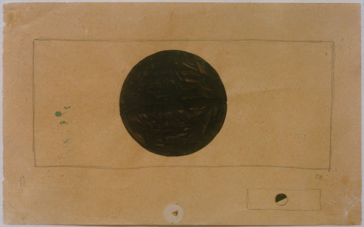 Kaksi suprematistista sävellystä ympyröillä tekijältä Kazimir Severinovich Malevich