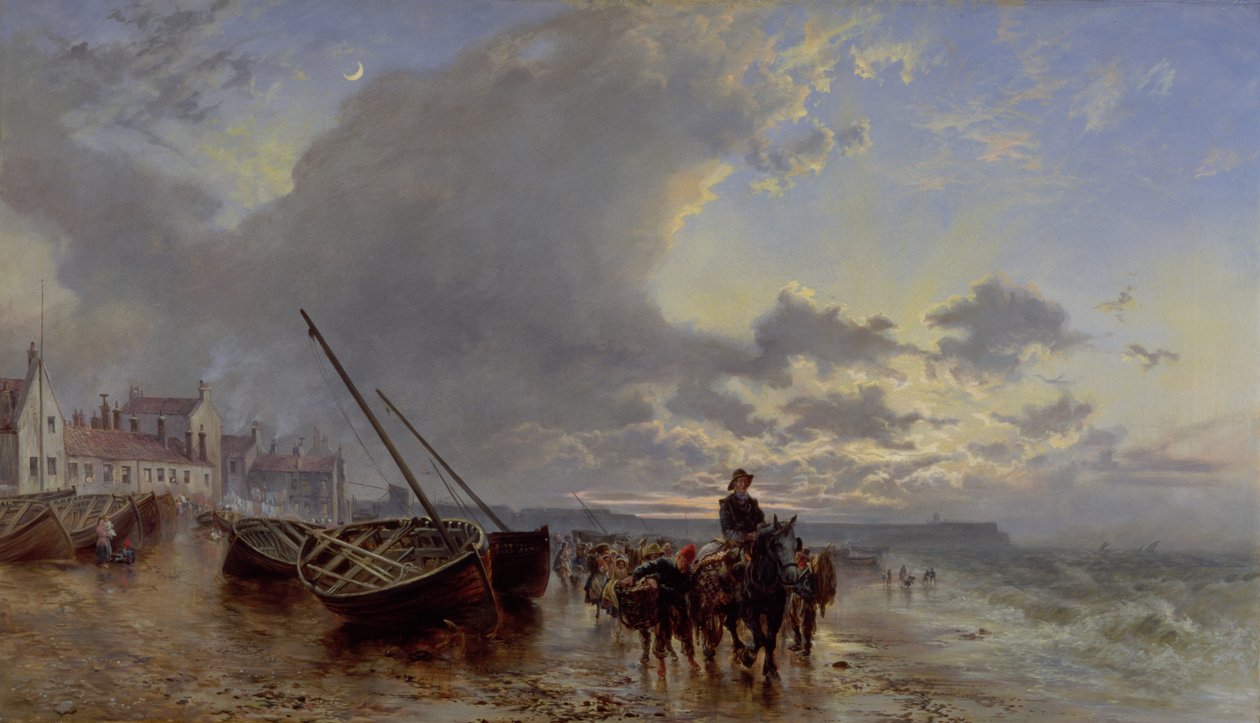 Newhaven, Firth of Forth auringonlaskun aikaan tekijältä Keeley Halswelle