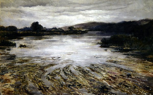 River Weed (öljy kankaalle) tekijältä Keeley Halswelle