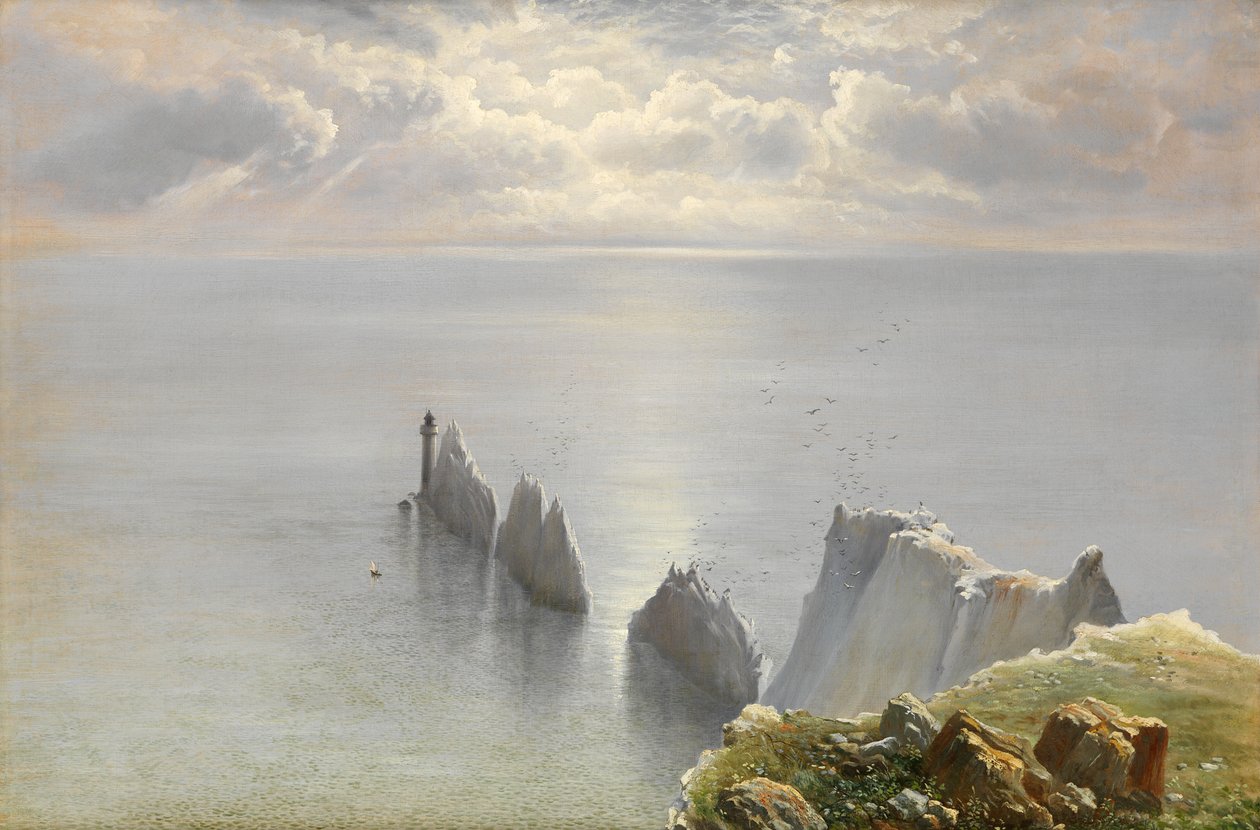 The Needles, Isle of Wight (öljy kankaalle) tekijältä Keeley Halswelle