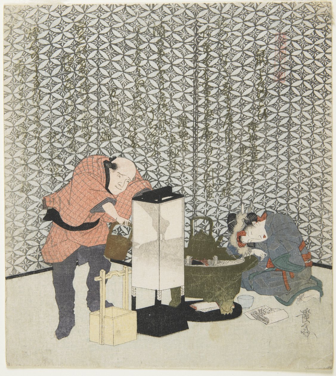 Happy Rats, 1828 tekijältä Keisai Eisen