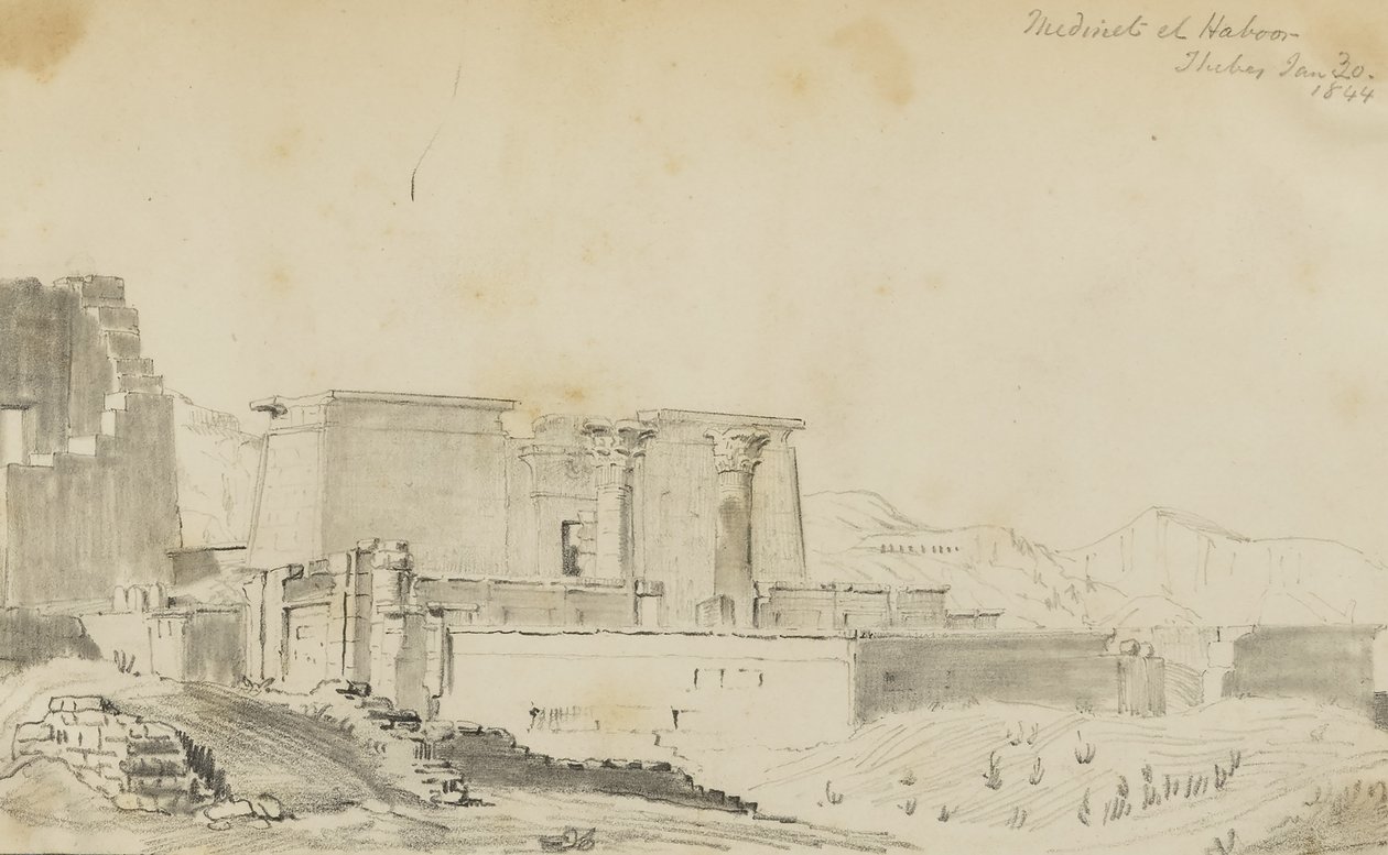 Medinet El Harbor, Thebe tekijältä Kellogg, Miner Kilbourne