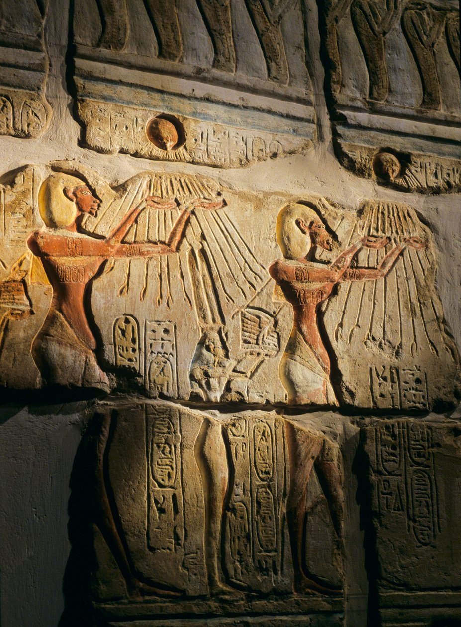 Akhenaten; Amenhotep IV, Talatat-korttelit, 2003 (kuva) tekijältä Kenneth Garrett