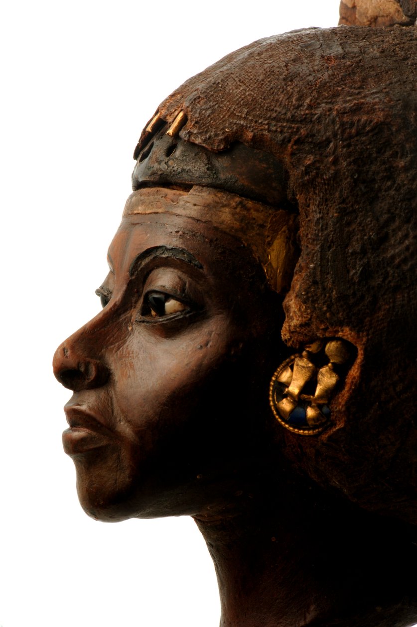 Berliinin museo, Nubian faaraot, Tiye-hahmo, Amenhotep III:n vaimo, Berliinin museo. tekijältä Kenneth Garrett