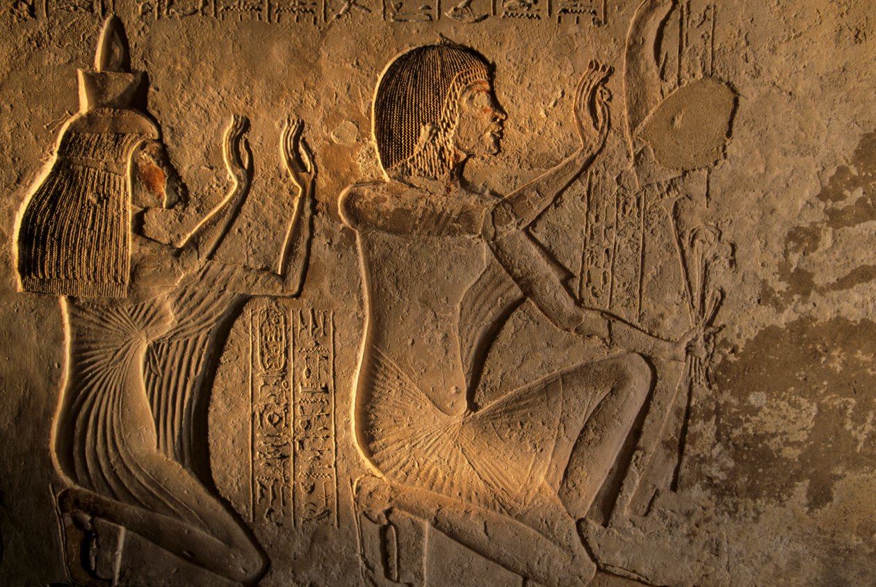 Egypti; Amarna; mm6741; arkeologia; artefakti; 18. dynastia; Akenaten; Amenhotep IV,..., 2001 (kuva) tekijältä Kenneth Garrett