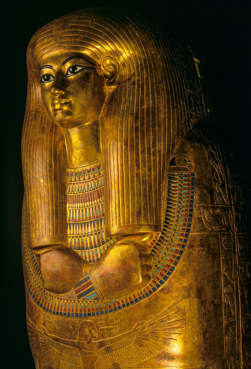 Tjuyan kullattu arkku, KV 46; Kuninkaiden laakso; Amenhotep III:n valtakausi. Tjuya oli..., 2009 (kuva) tekijältä Kenneth Garrett