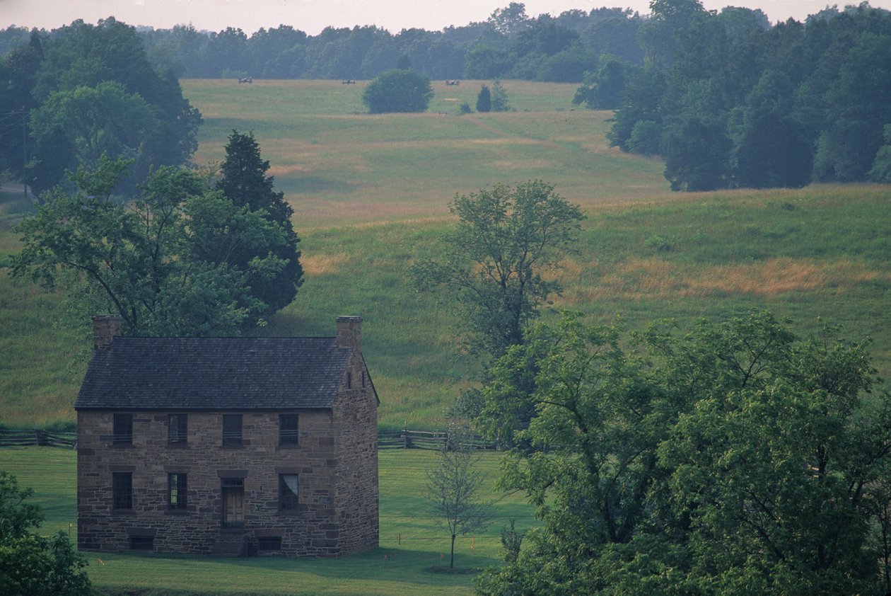 Manassas Battlefield Park, Stone House Hospital, Unionin lähestymiskenttä, Hallowed Groun..., 2004 (kuva) tekijältä Kenneth Garrett