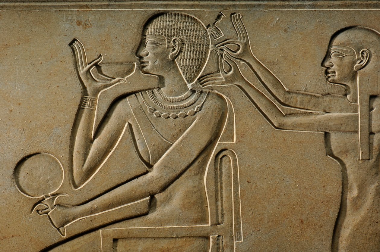 Kawitin sarkofagi--Hair do, Prinsessa Mentuhotep II:n hovissa, Mustat faaraot, Nu..., 2007 (kuva) tekijältä Kenneth Garrett