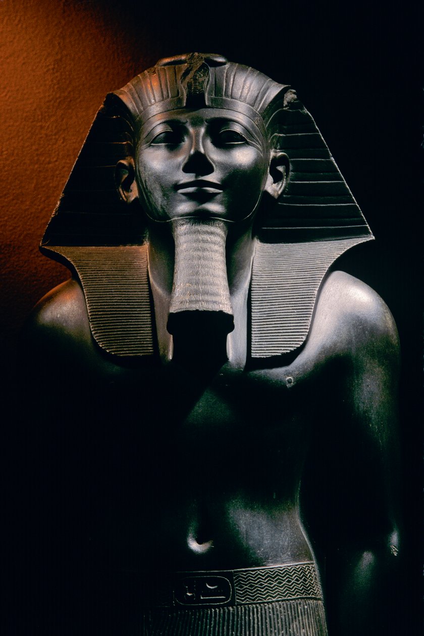Thutmosis III, Thutmosis III, Tuthmose III, patsas, Luxorin museo, Egypti, Uusi valtakunta, Egyptin kuningaskunta tekijältä Kenneth Garrett