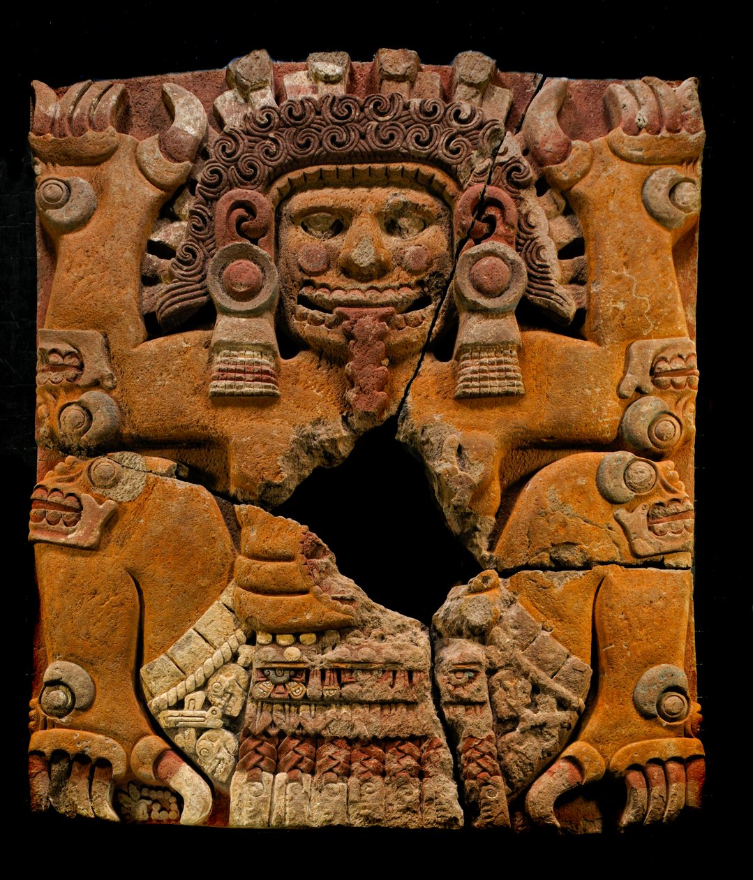 mm7677, Suurimmat atsteekit, Tlaltechutlin kivi siirretty museoon, Templo Mayor, Mexico City, Meksiko..., 2010 (kuva) tekijältä Kenneth Garrett