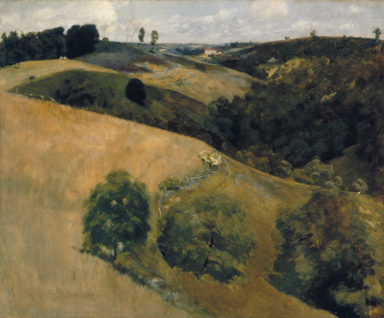 Lentävät varjot, 1883. tekijältä Kenyon Cox