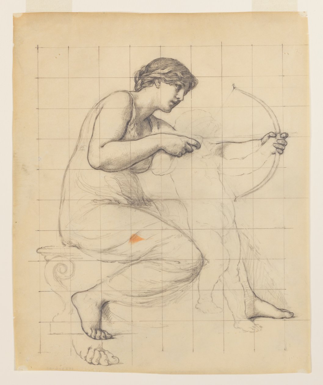 Tutkimus "The Education of Cupid" tekijältä Kenyon Cox
